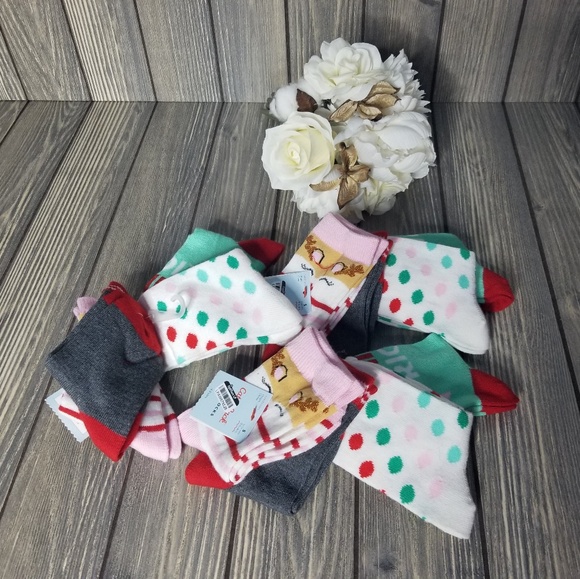 Cat & Jack Socks 12 Pairs 3 Sets of 4 Shine Bright - Picture 2 of 8